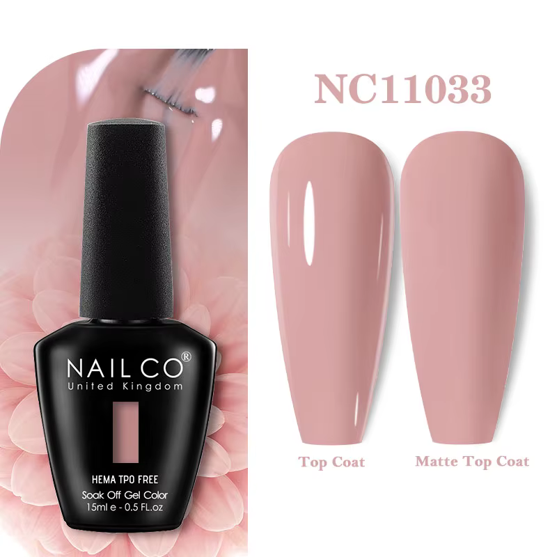 NAILCO – série de couleurs violettes nude