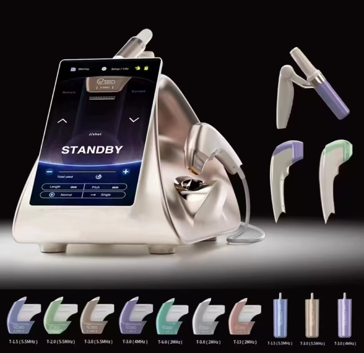 Appareil professionnel HIFU double lifting 13,3 pouces pour le visage et le corps, raffermissant la peau, anti-âge, équipement de beauté