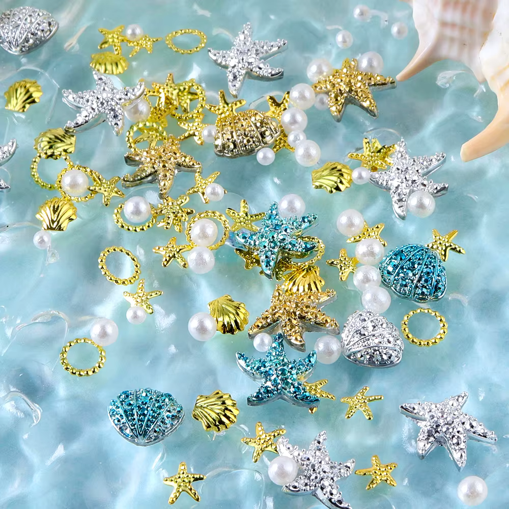 Accessoires pour ongles en forme d'étoile de mer