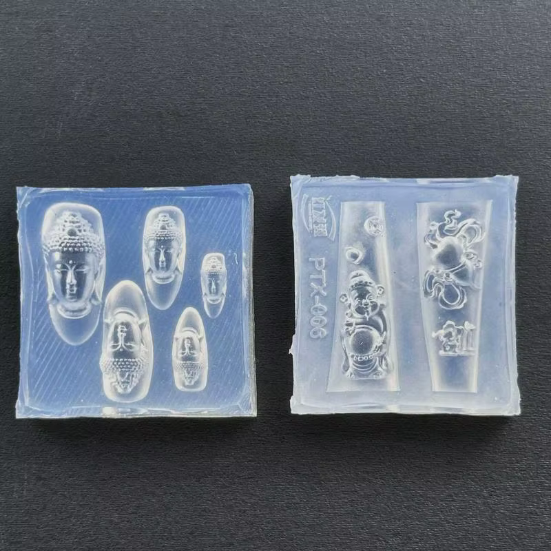 ♥ Moule en silicone 3D tête de Bouddha