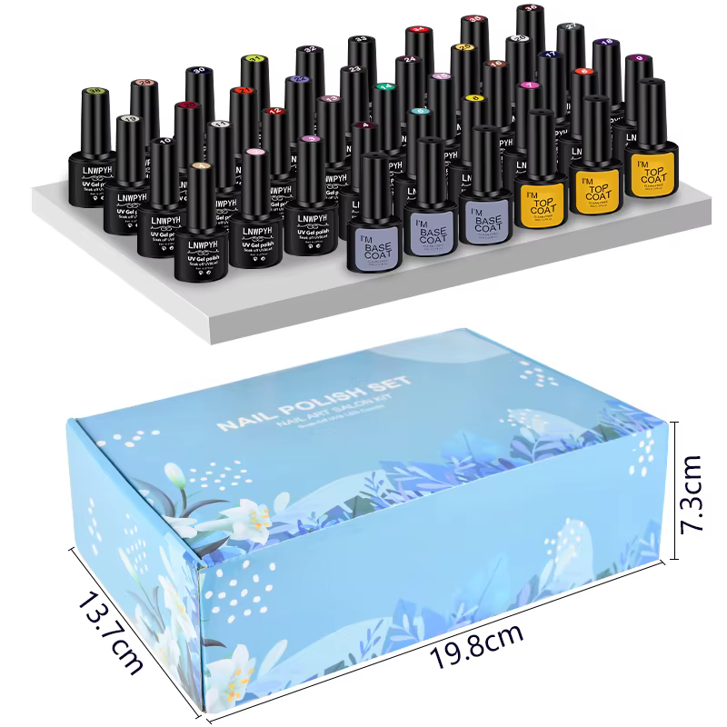 42 pièces/ensemble Kit de vernis à ongles Gel ensemble