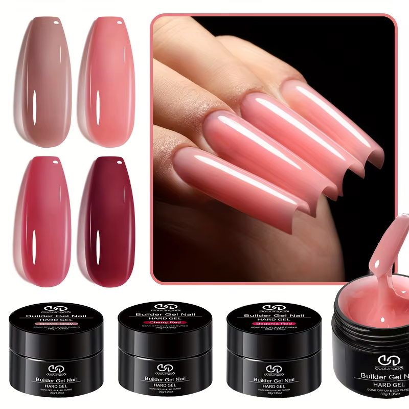 Gel à ongles en acrylique pour Extension, 30g, Blush rose, doux et dur, Semi-Permanent, UV, manucure, Nail Art