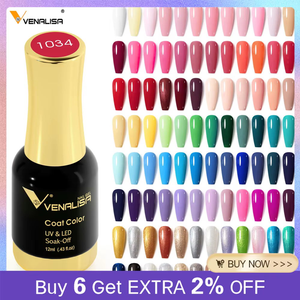 VENALISA vernis à ongles Gel TPO gratuit tremper UV LED organique sans odeur émaux Nail Art couleurs 12ml 120