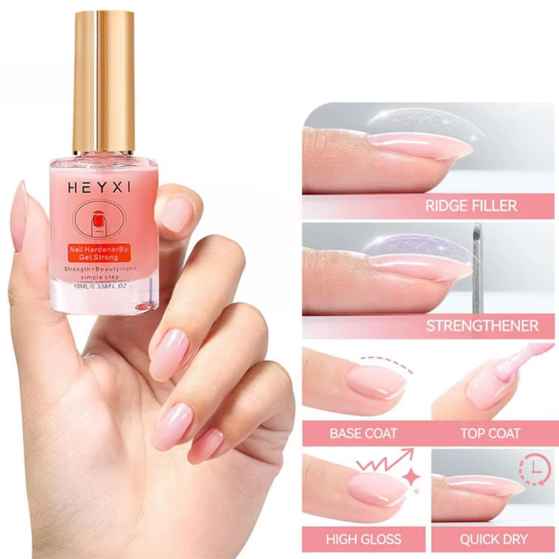 Durcisseur de vernis à ongles rose naturel