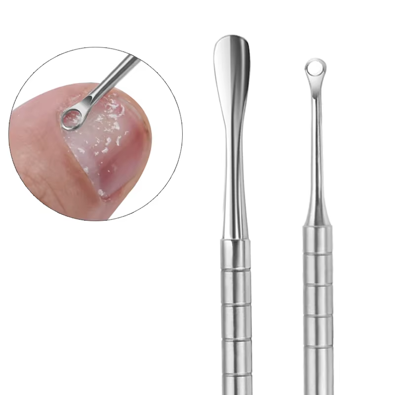 Bâtonnets de Manucure en Acier Inoxydable