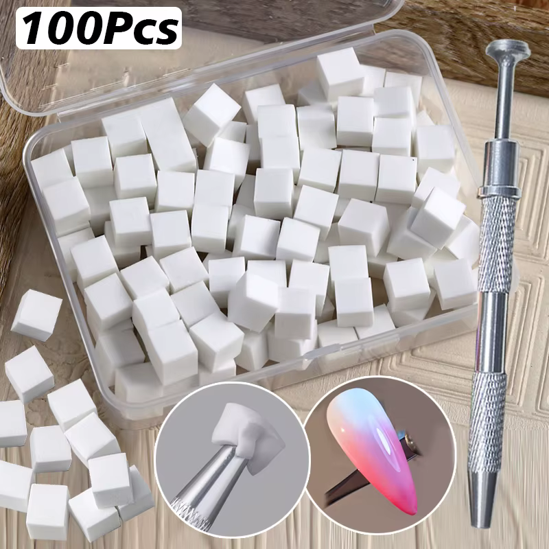Ensemble d'éponges carrées pour Nail Art