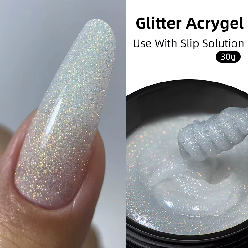 MSHARE 30g Gel acrylique scintillant sans TPO Extension