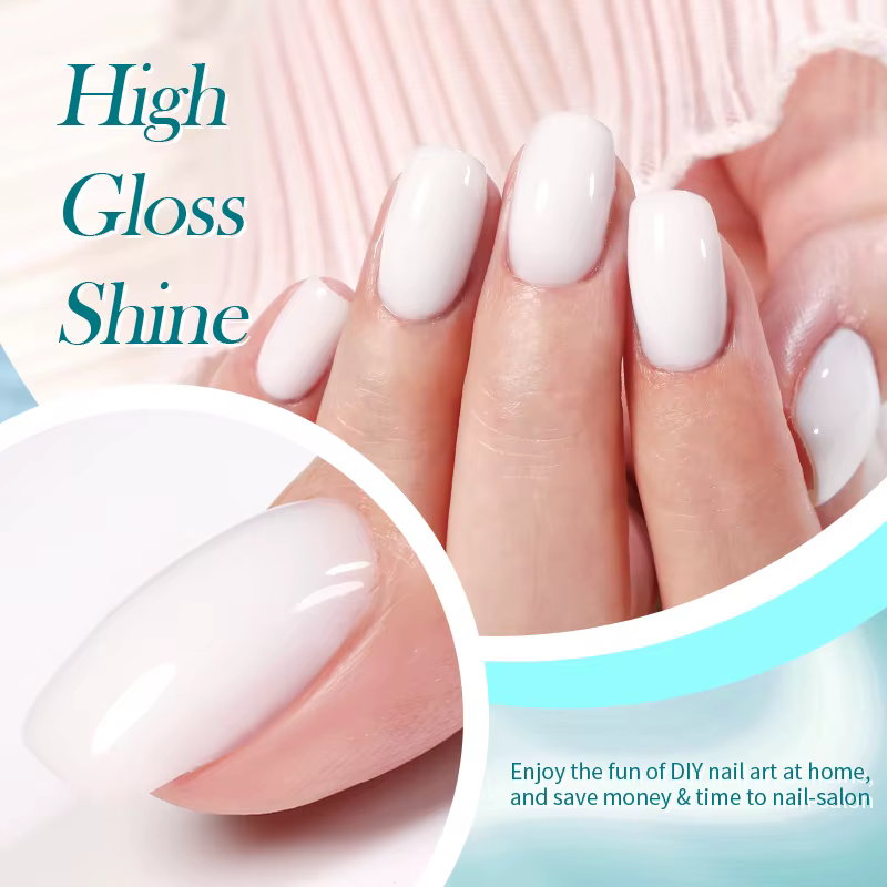 BORN PRETTY Gel de Base en caoutchouc gelée laiteuse pour vernis à ongles Gel 15ml russe auto-nivelant couleur nue tremper Gel UV Semi Permanent