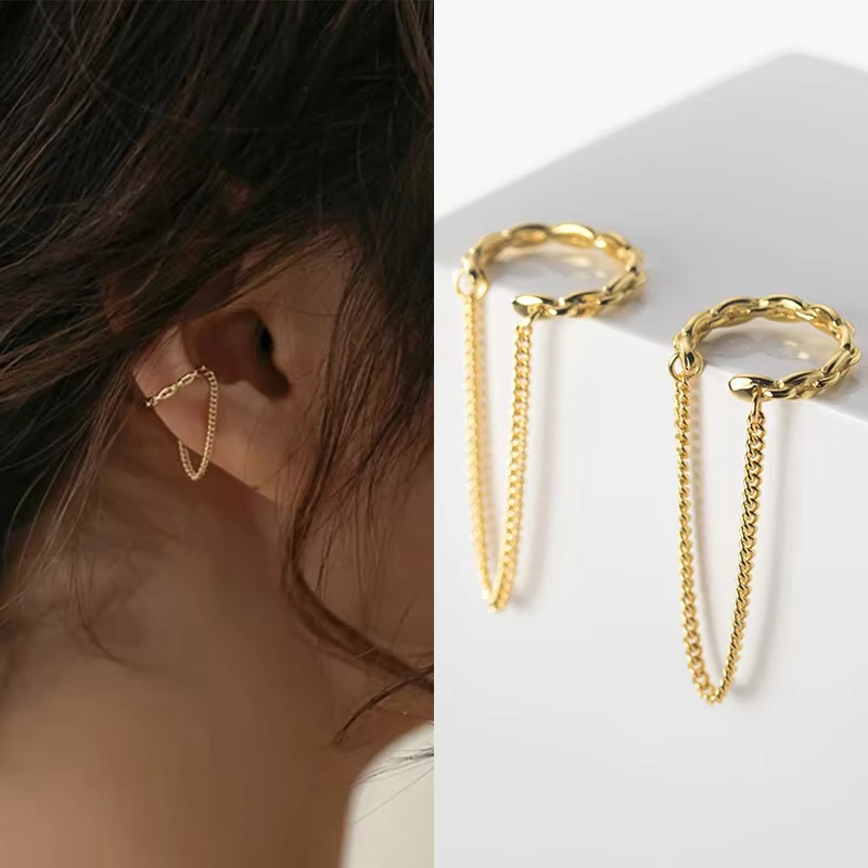 1 Pc mode minimaliste sans Piercing oreille manchette boucles d'oreilles pour femme faux Piercing Earcuff Clips boucles d'oreilles pour femmes manchettes bijoux cadeau