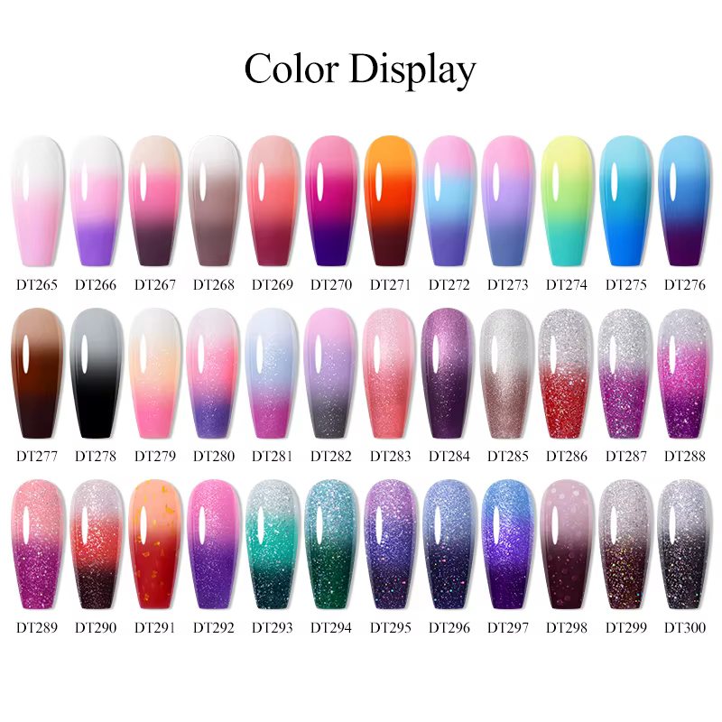 MEET ACROSS 75 couleurs vernis à ongles thermique 3