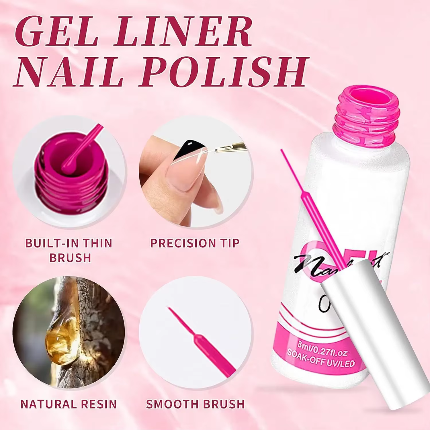 Kit de 12 Gels de Peinture pour Ongles Non Toxiques UV LED Soak Off – Le Meilleur Vendeur pour Manucure DIY à Domicile ou en Salon