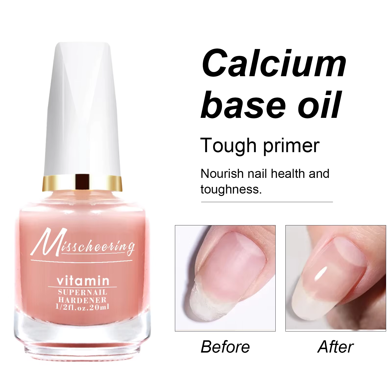 Renforçateur d'ongles puissant 12/20 ml