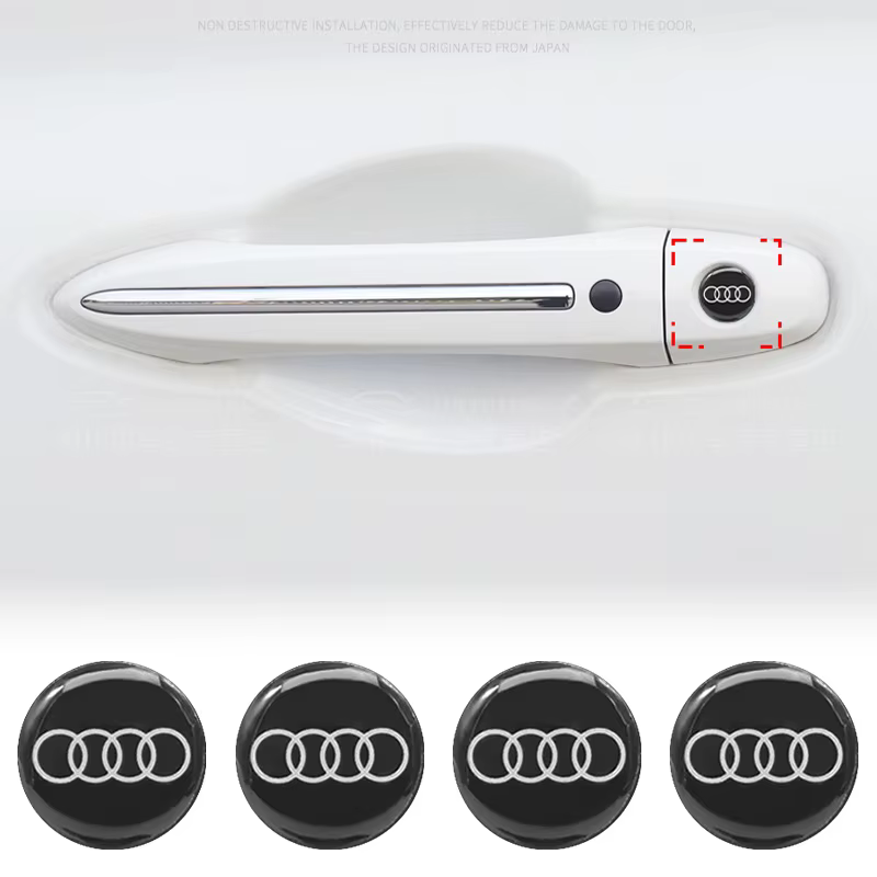 Autocollants anti-blocage pour serrure de porte de voiture Audi Q5 Q7 Q3 A3 A4 A6 A5 A1 A8 Q8 Q2 A7 Quattro TT S3 S4 QS5 RS6, accessoires