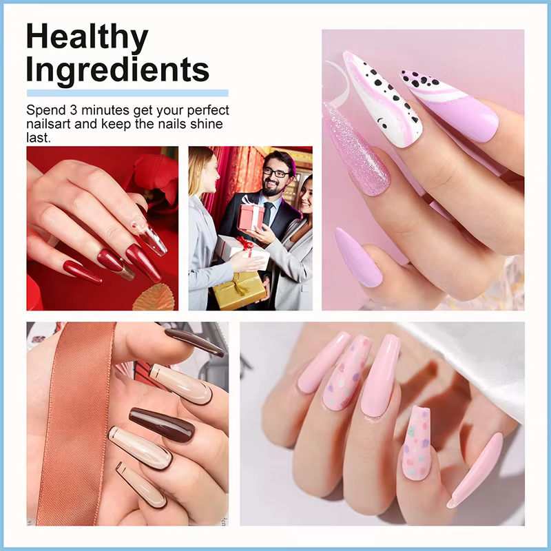 Ensemble professionnel de gel pour ongles