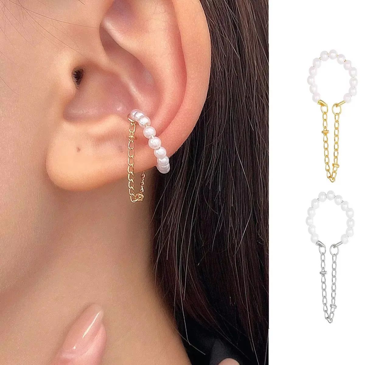 1 Pc mode minimaliste sans Piercing oreille manchette boucles d'oreilles pour femme faux Piercing Earcuff Clips boucles d'oreilles pour femmes manchettes bijoux cadeau