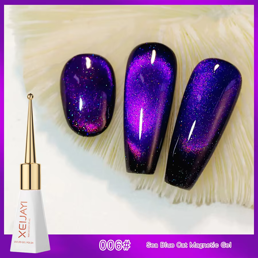 XEIJAYI – vernis à ongles Gel avec pierres précieuses œil de chat