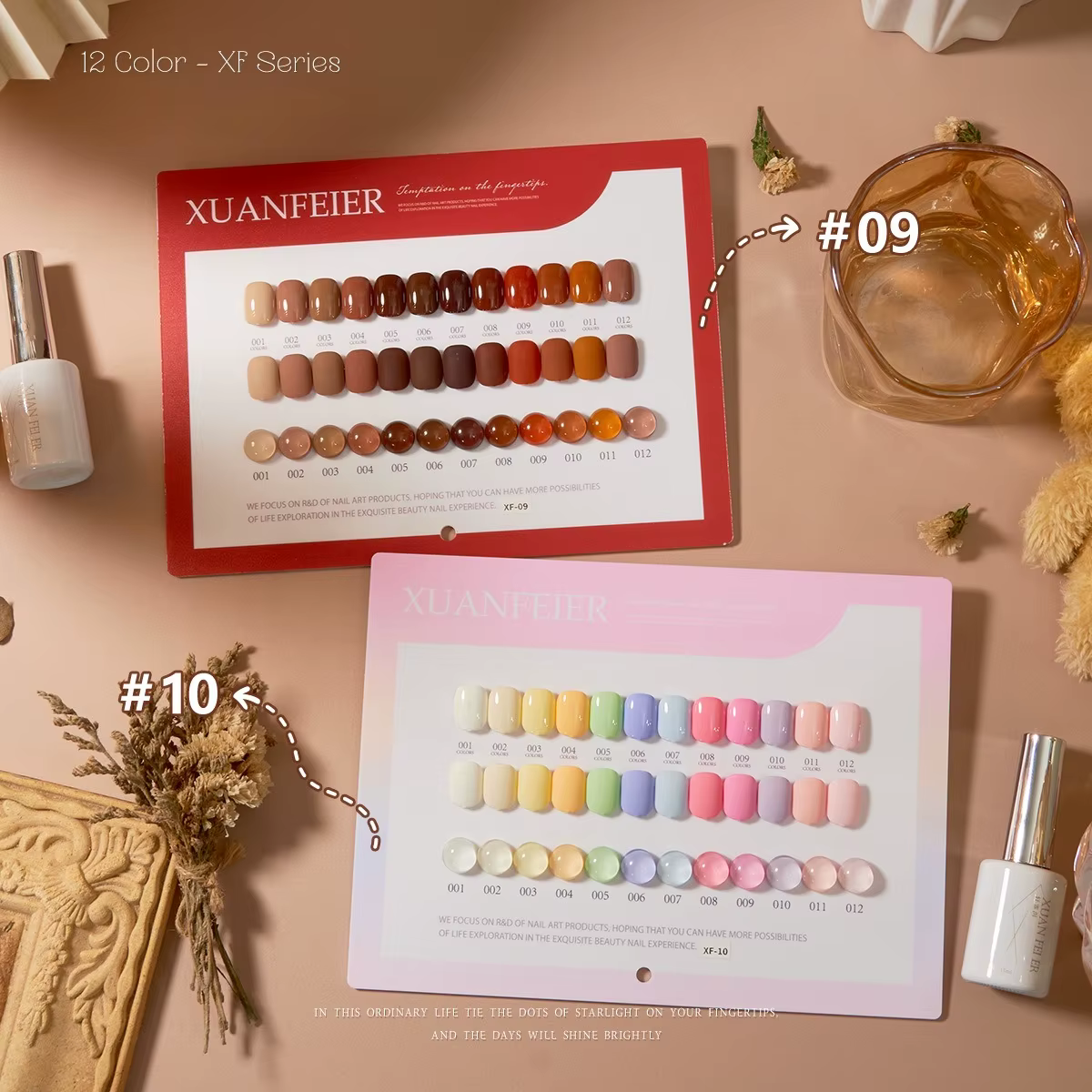 12pc 15ml vernis à ongles Gel ensemble bricolage Nail Art Design tout pour la décoration tremper Gel UV longue durée