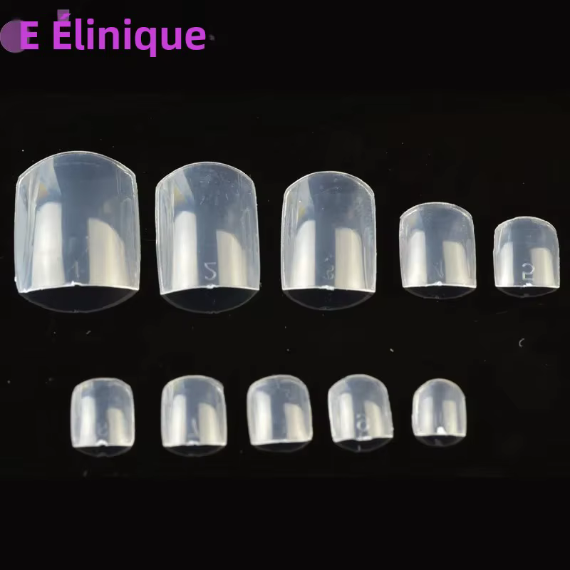 500 pièces ongles artificiels pointes français acrylique couverture complète professionnel Nail Art décor manucure