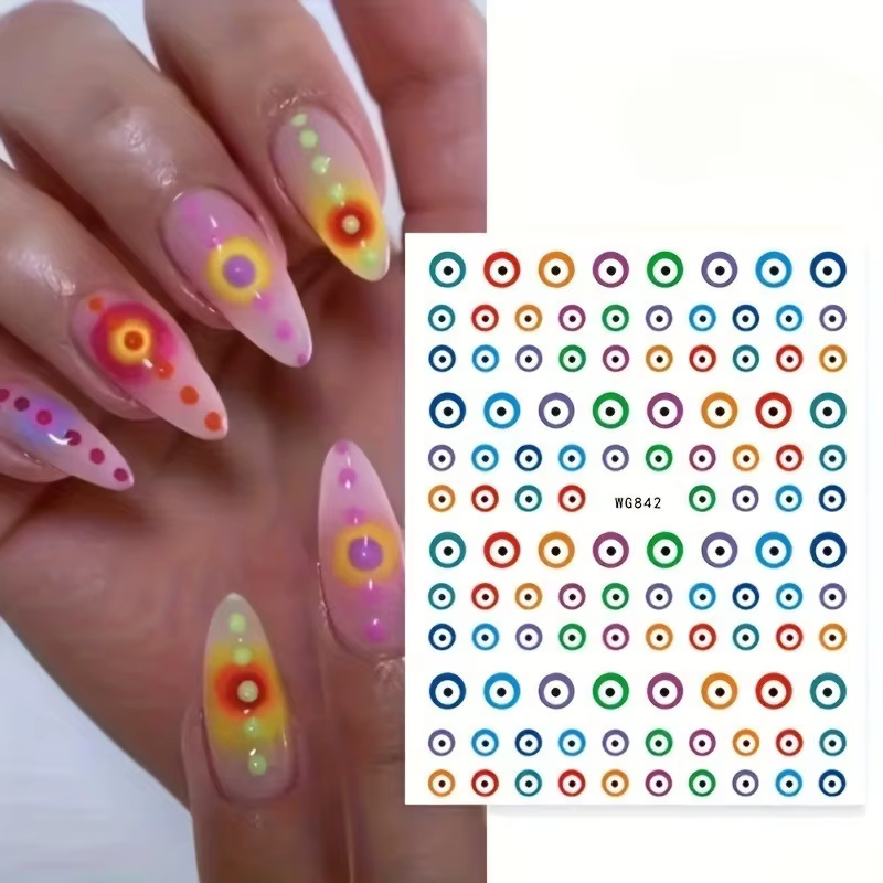 Autocollants pour ongles Evil Eye