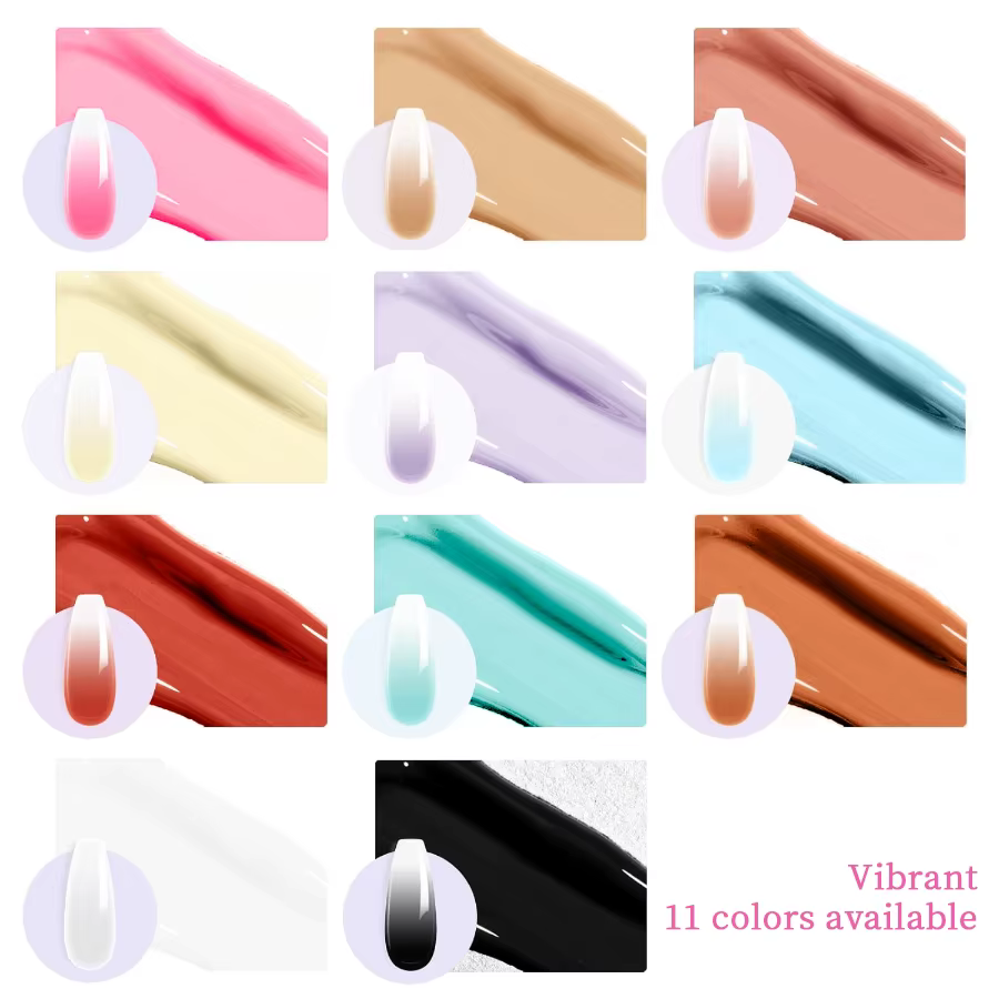 RS NAIL 5g vernis à ongles Gel solide effet dégradé 11 couleurs