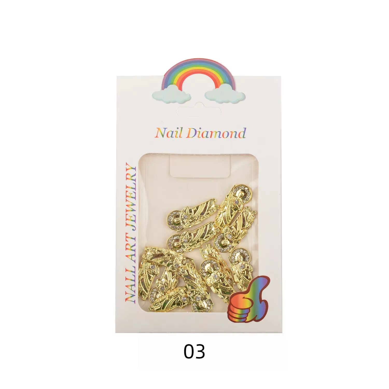 12 pièces ongles alliage exquis jésus prêtre vierge marie soulagement strass décoration d'ongle thème religieux