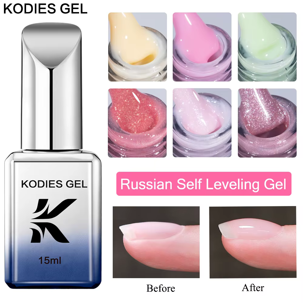 KODIES GEL nouveau vernis à ongles Gel auto-nivelant 15ml Semi Permanent UV printemps couleur nue C Arc français Gel manucure Salon qualité