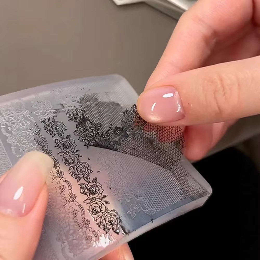 1 pièce Moule à ongles en silicone DIY pour manucure