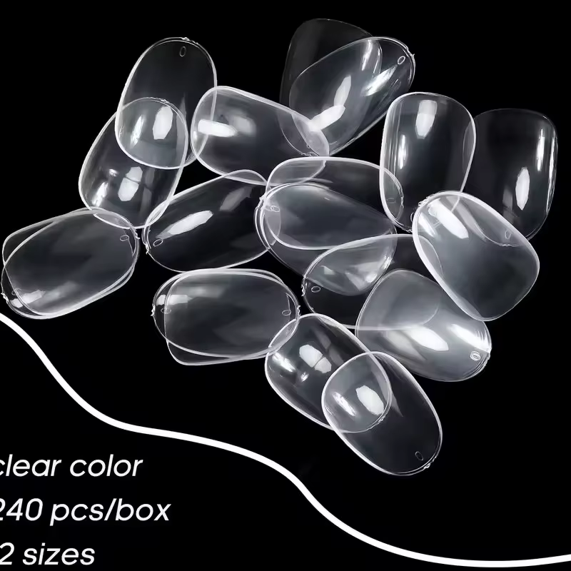 240 faux ongles courts ovales