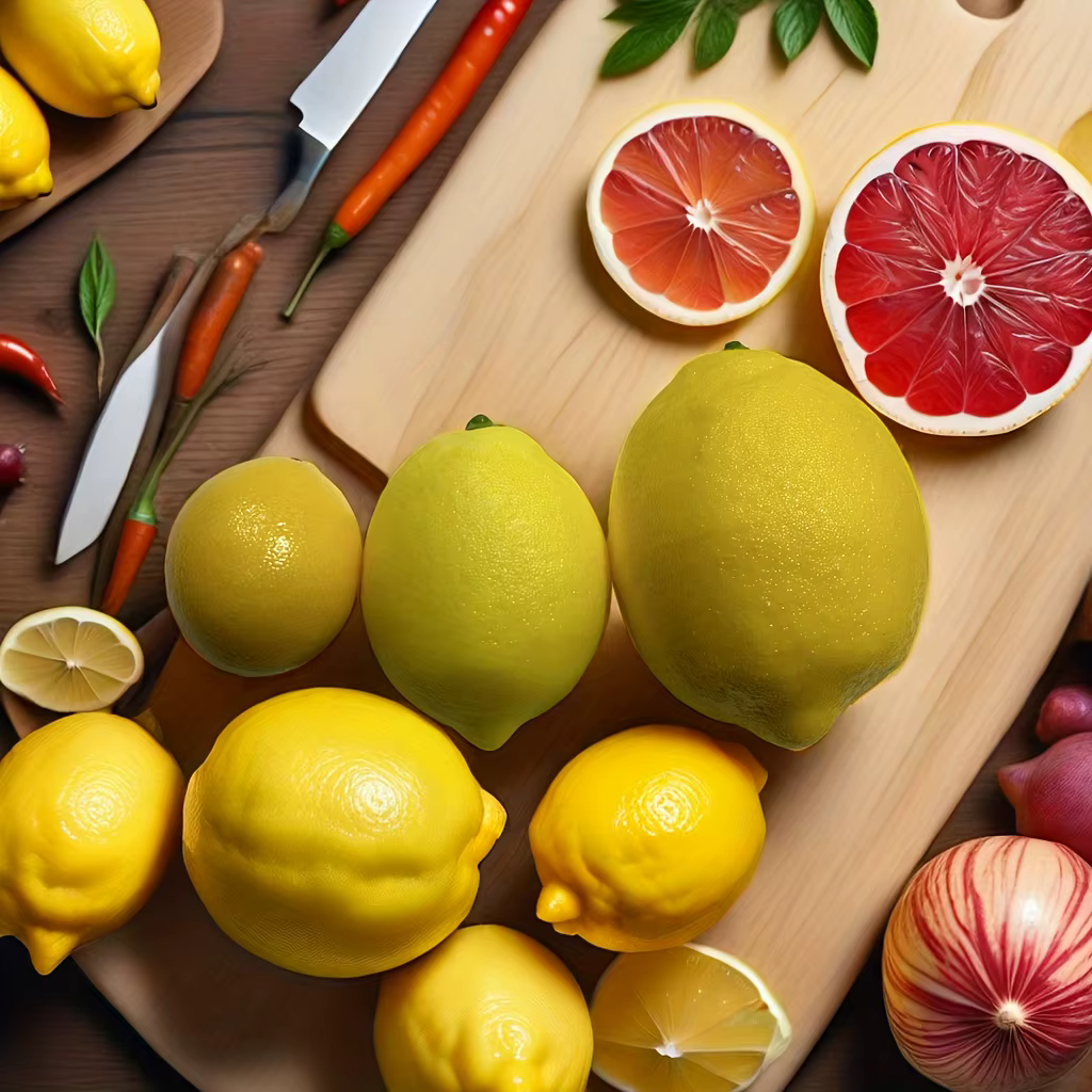 5 pièces citron artificiel fruits artificiels faux citron Simulation limonade fête cuisine Table été décoration Vase remplissage fruits