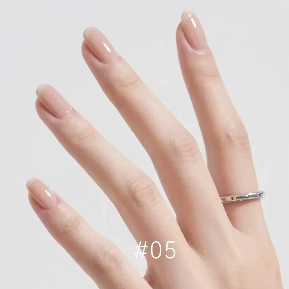 Kit de vernis gel couleur nude Rose Rose 12 pièces avec nuancier, gel de construction effet gelée, gel soak-off et primer couleur, pour salon de manucure, vente en gros