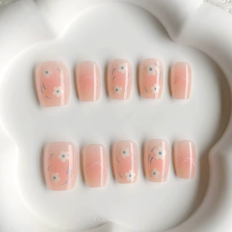10 pièces de faux ongles à presser pour femmes