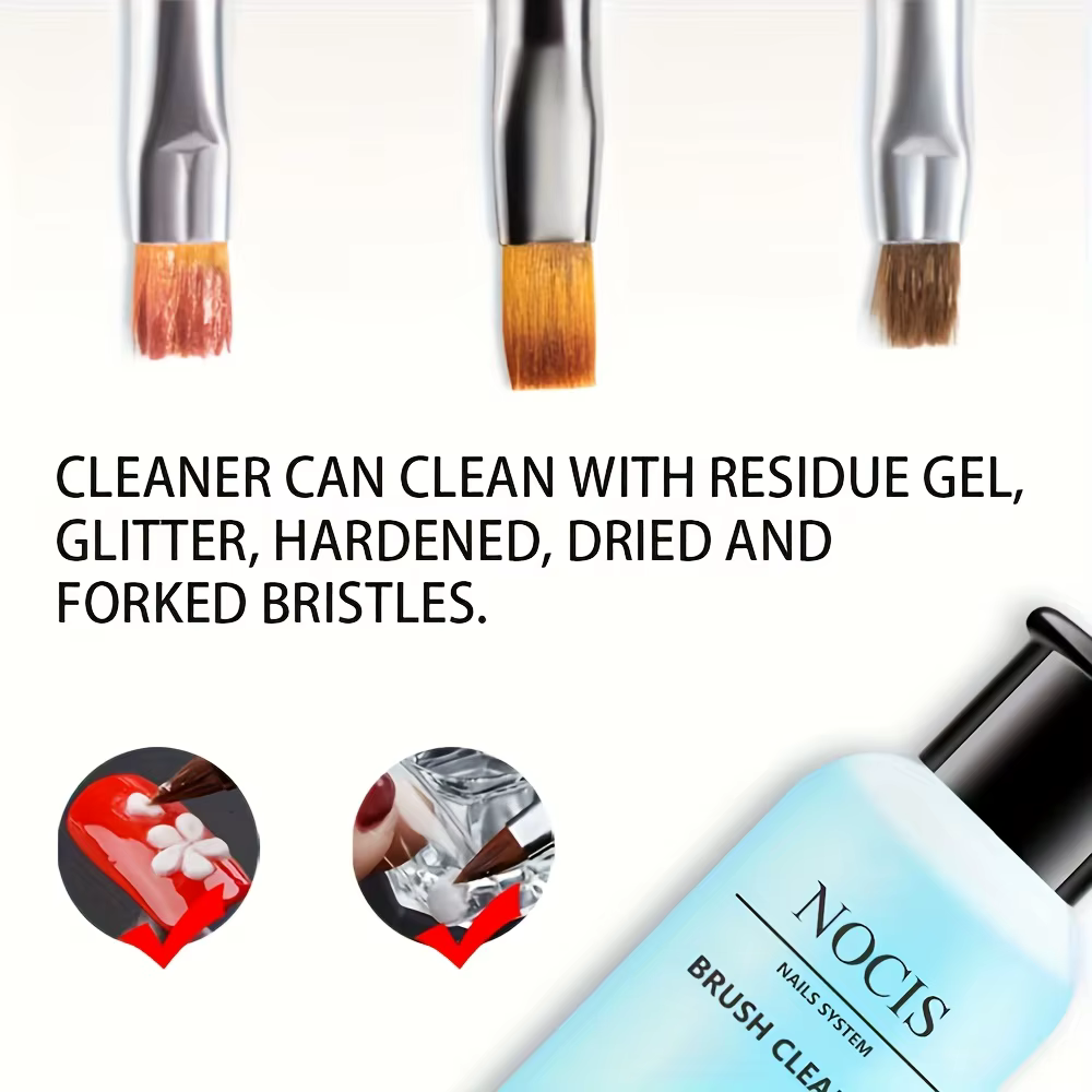 Nettoyant pour pinceaux à ongles en acrylique NOCIS 75ml