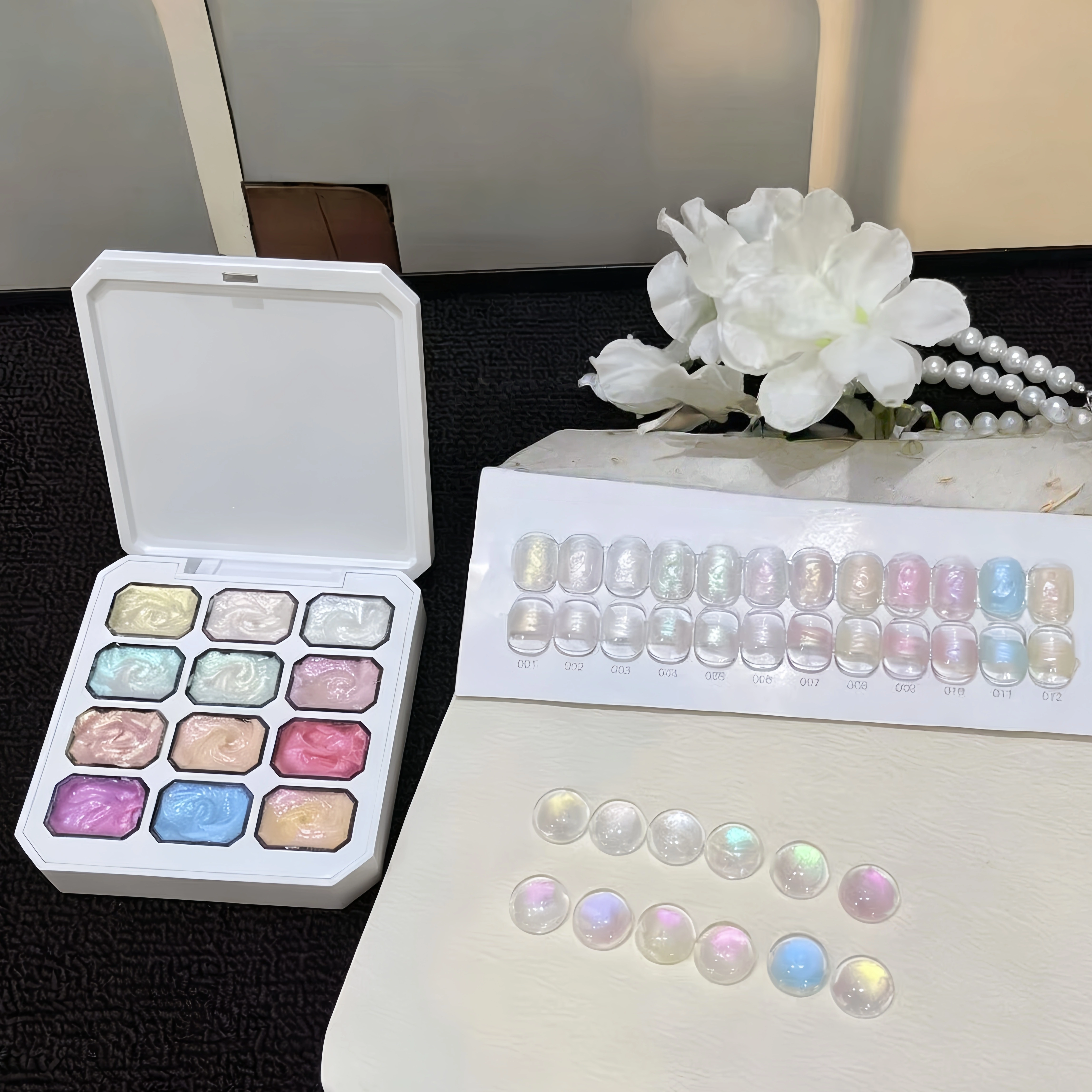 Gel de vernis à ongles 12 couleurs