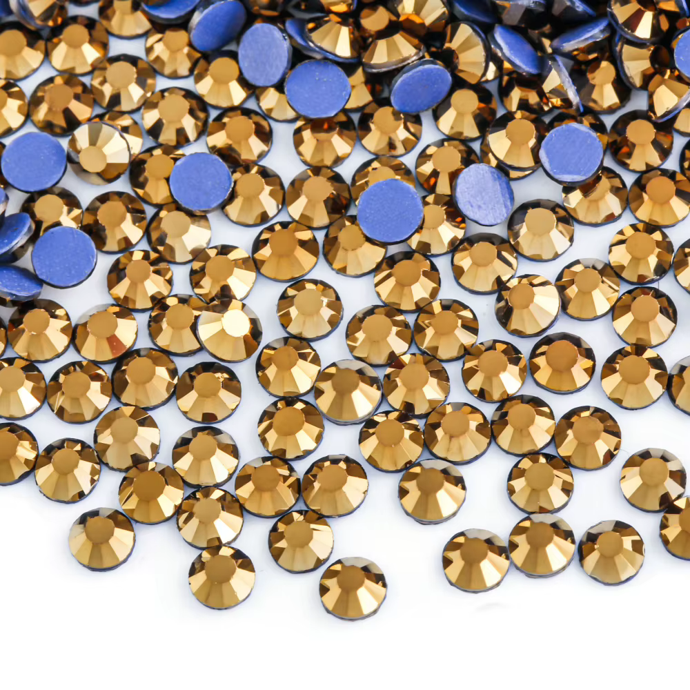 Strass thermocollants en verre cristal DMC, série Mine SS6-SS30, pour décoration de vêtements DIY