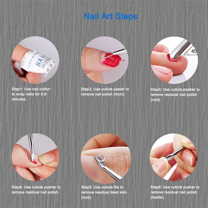 Ensemble de manucure, ciseaux pour cuticules