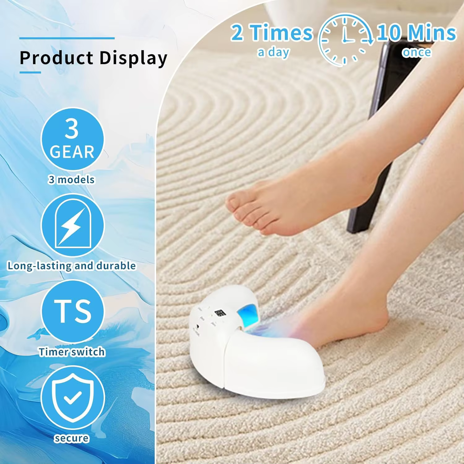 Dispositif Laser fongique pour réparation des ongles des pieds