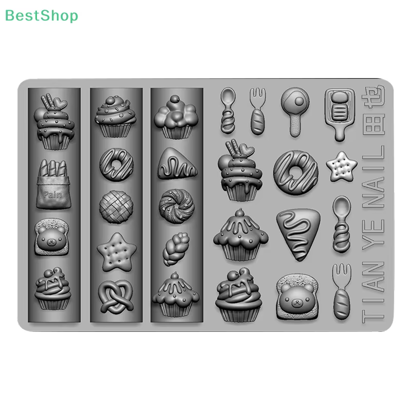 💕 Moule 3D en Silicone pour Nail Art