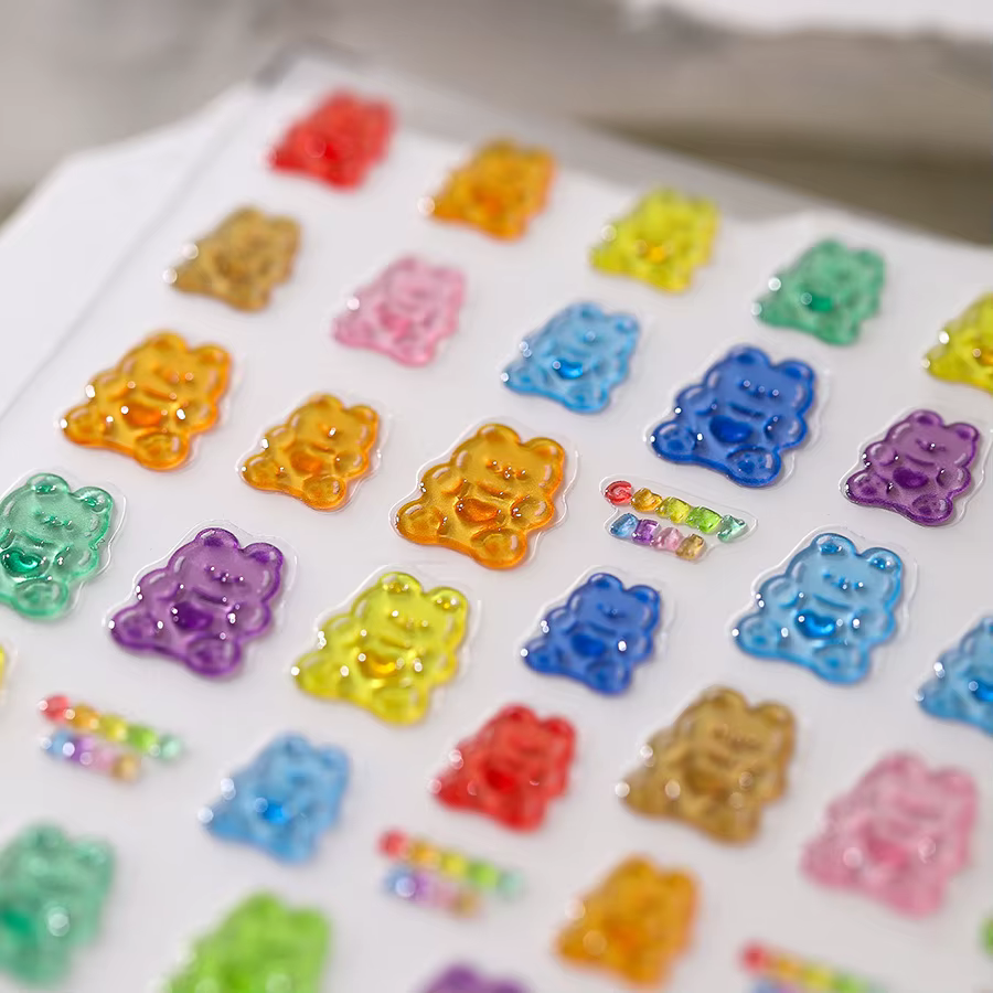 Autocollants pour ongles Little Bear Nail Art