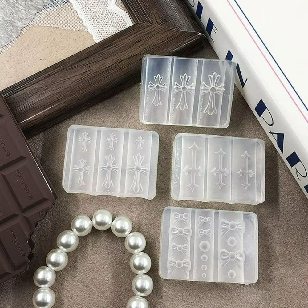 Pochoirs à ongles tendance en silicone 3D pour la sculpture DIY
