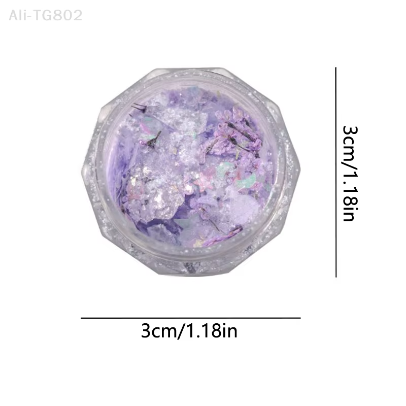 1 Boîte de Paillettes pour Nail Art