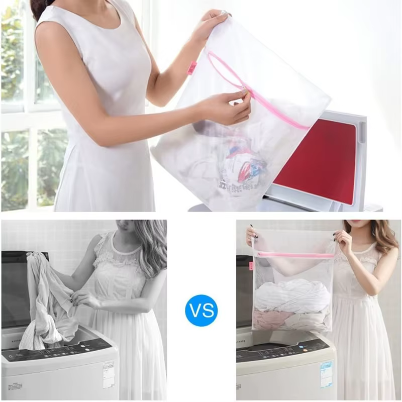 Sac à linge pour l'entretien des vêtements, panier à linge sale pour machines à laver, sacs en filet réutilisables pour chaussures de voyage, organisateur de vêtements et soutiens-gorge pour femme