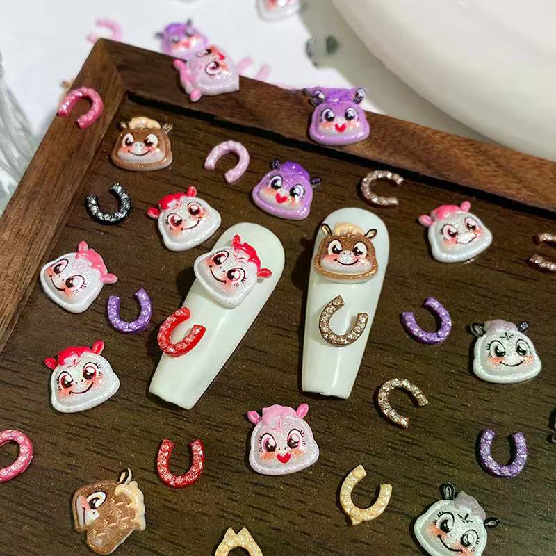 Breloques pour ongles du nouvel an chinois