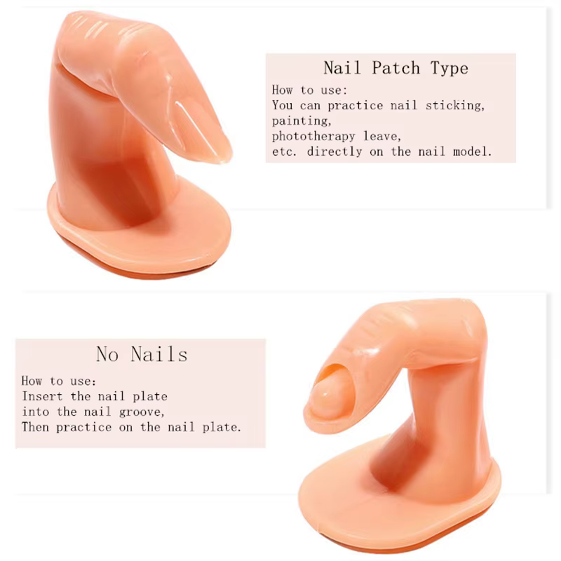 Faux doigt modèle Nail Art affichage conseils Style ongles échantillon vernis support pratique acrylique Palette manucure accessoires outil
