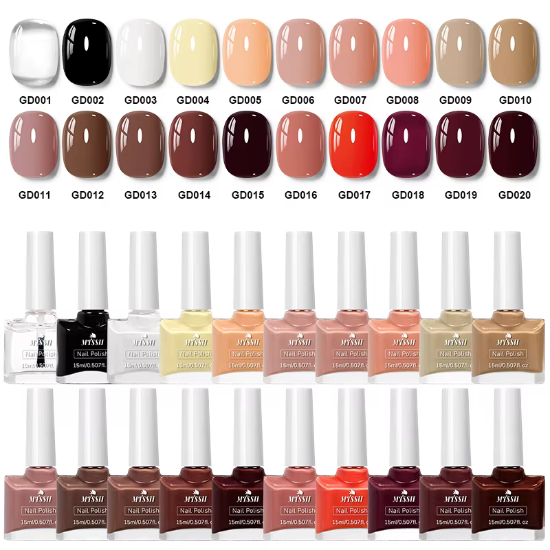 Vernis à ongles à base d'eau