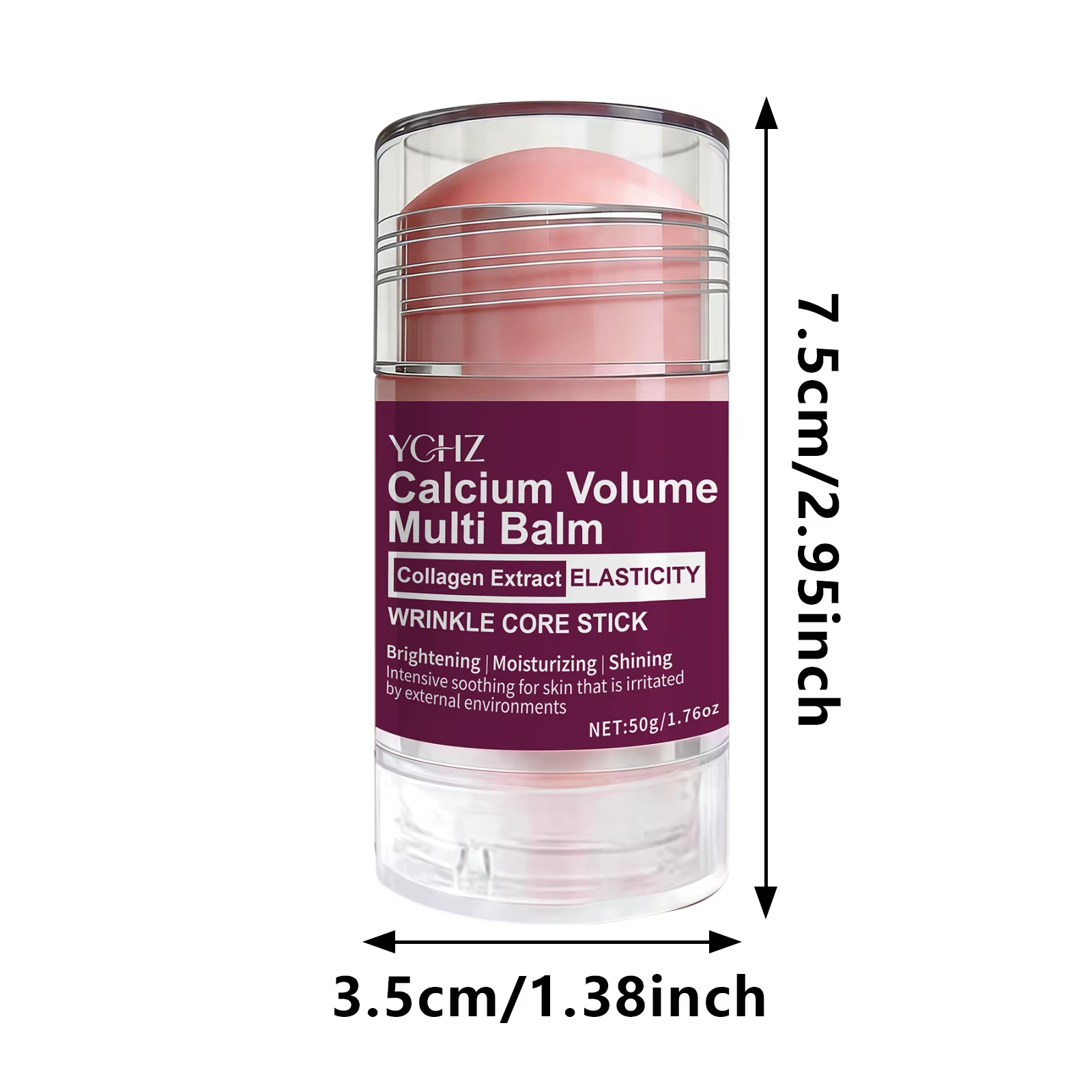 Stick de soin du visage au collagène : un produit multifonctionnel qui combine baume à lèvres, crème pour les yeux, crème pour le cou, base de maquillage et hydratant pour le visage, offrant des effet