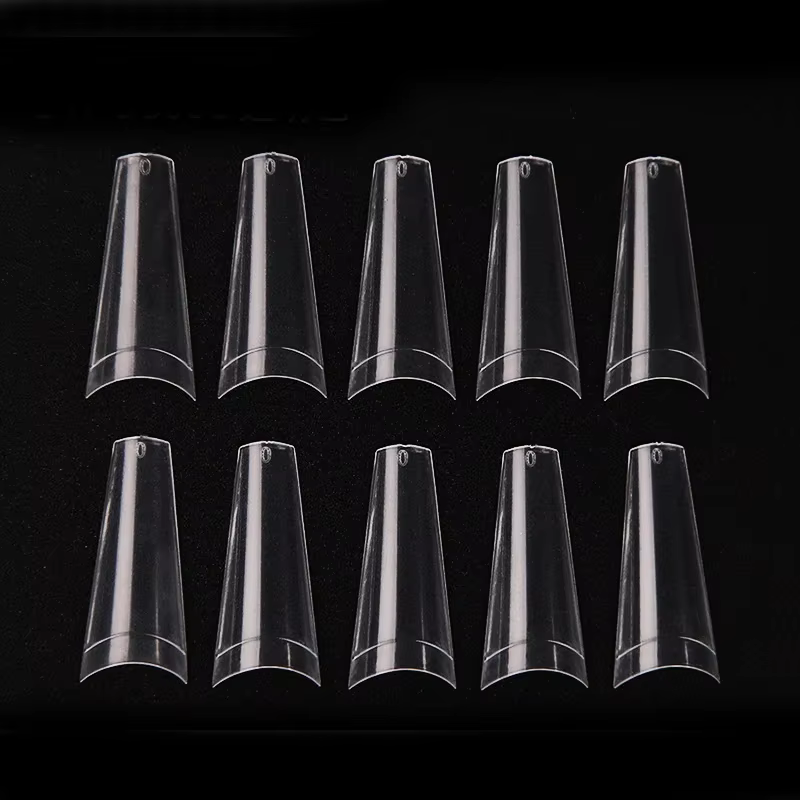 500 pièces clair naturel français Ballet cercueil faux ongles acryliques conseils d'art Gel UV Ultra Flexible