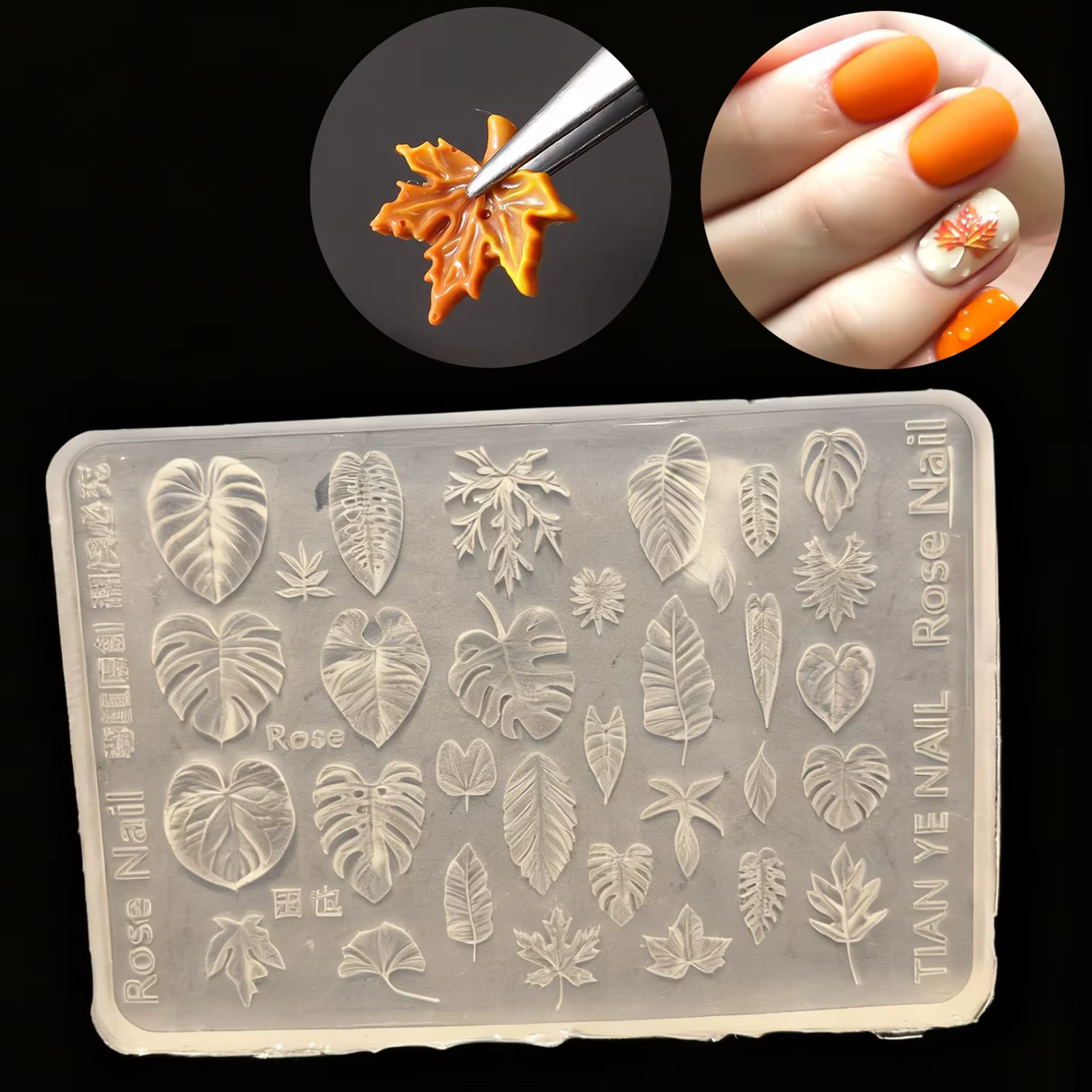 Moule à colle goutte pour Nail Art 3D