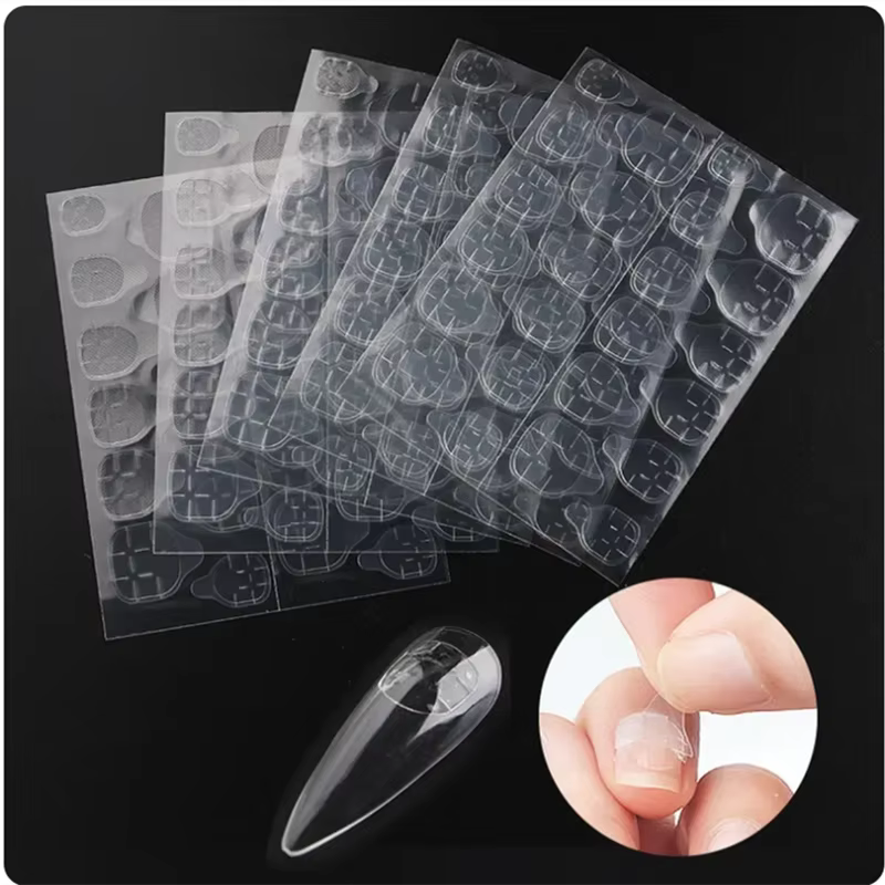 5 feuilles 120 pièces colle adhésive Double face autocollant ruban collant
