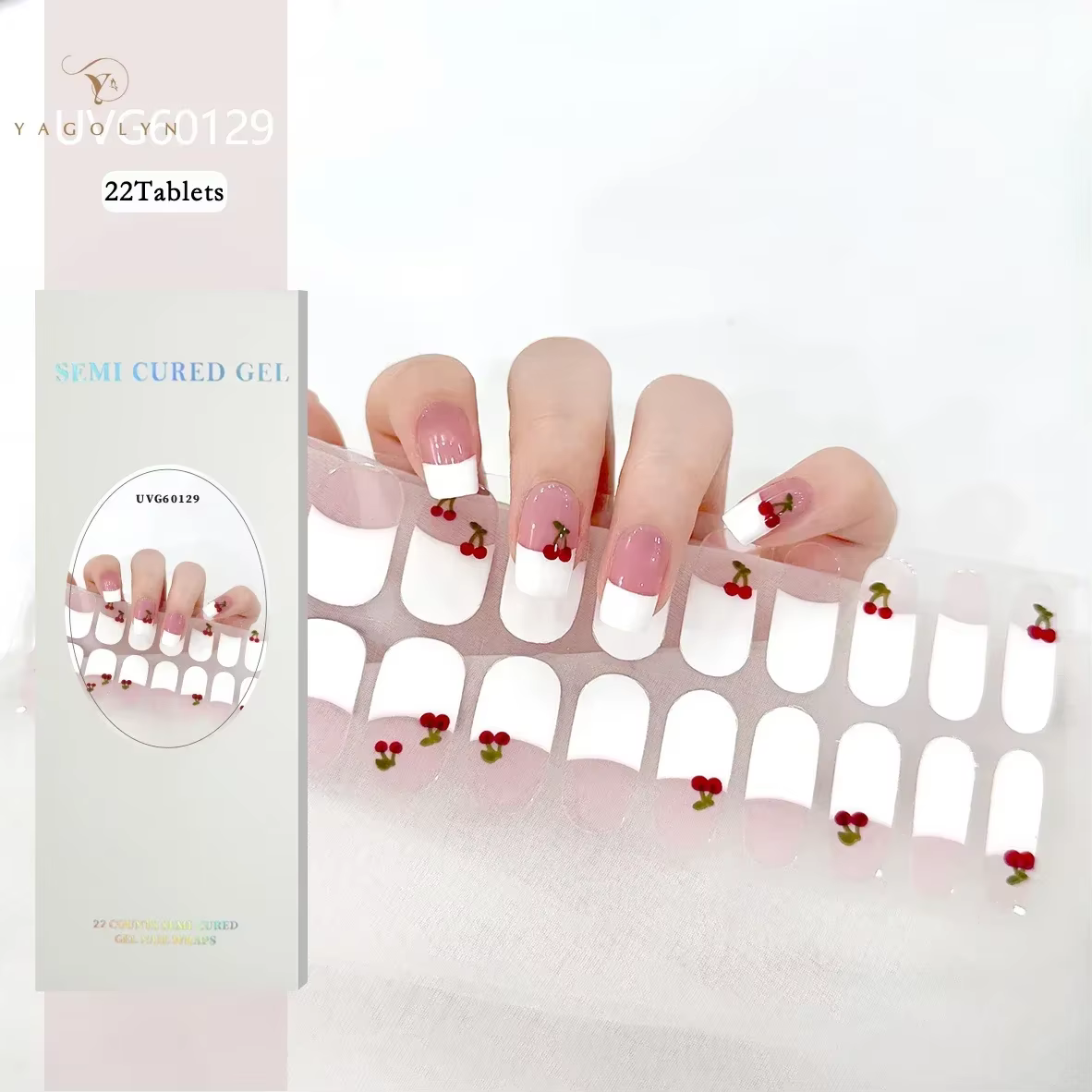 Bandes de Gel Semi-durci UV pour Lampe à Ongles