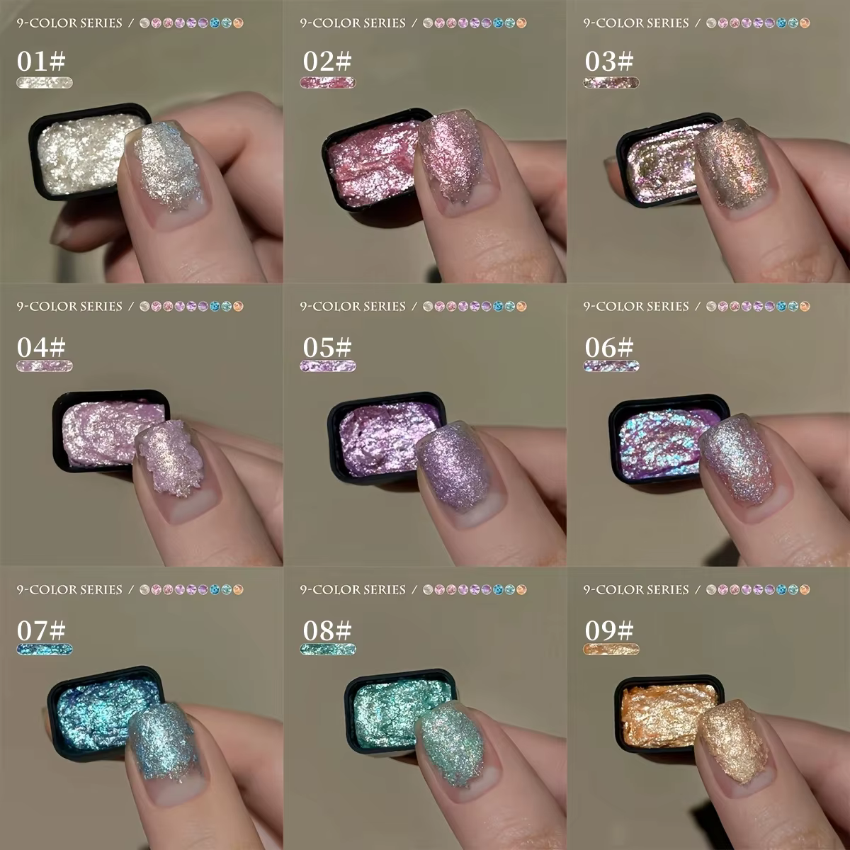 9 Couleurs Nouveau Gel à Ongles Populaire